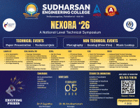 Nexora'26 National Level Technical Symposium Poster